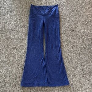 Purple Flared Yoga Pants